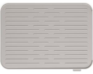 BRABANTIA SinkSide Silicone Dish Drying Mat edényszárító. csepegtető szőnyeg. csúszásmentes. bordázott felület. 325x438mm. szilikon. középszürke - 230042