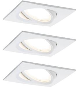 Paulmann LED-es beépíthető lámpa 3 részes készlet 18 W Fehér (matt) (93678)