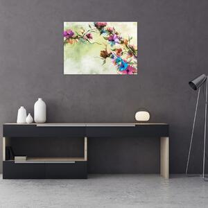 Kép - Virág festménye (70x50 cm)