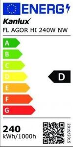 Kanlux LED-es Reflektor KANLUX FL AGOR HI / FL AGOR HI 240W NW Reflektor