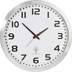 EUROTIME Rádiójel vezérelt analóg Jumbo falióra O 50 cm, alu, (56863)