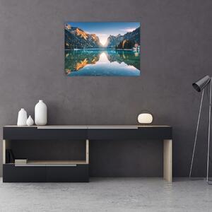 Kép - Hegyi tó (70x50 cm)
