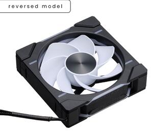 Phanteks PH-F120D30 120MM Reverse ház hűtő ventilátor fekete-fehér (PH-F120D30R_DRGB_PWM_BK01)