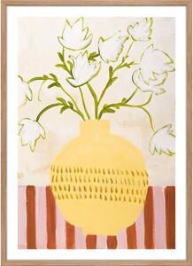 Kép 52x72 cm Yellow Vase – Malerifabrikken