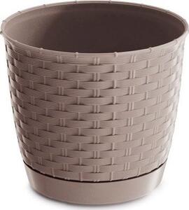Virágcserép 145 x 127 Mm Mokka RATOLLA Round Prosperplast DRLO145-7529U