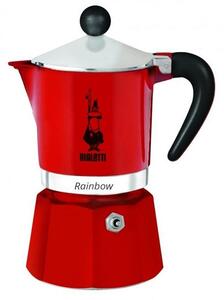 Bialetti Rainbow 3 személyes kotyogós kávéfőző piros (4962)