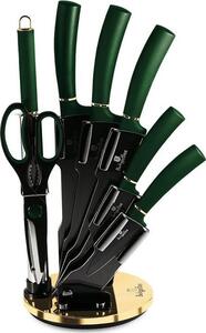 BerlingerHaus BH/2563 Emerald Collection Késkészlet - Rozsdamentes Acél, Smaragdzöld