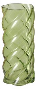 Wazon szklany z połyskiem CURVO, 30 cm