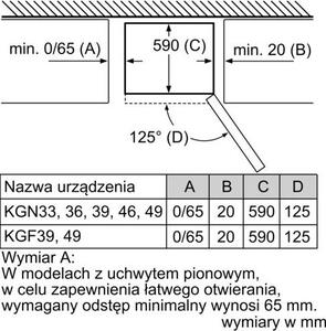 Bosch Serie 2 KGN33NWEB kombinált hűtőszekrény Szabadonálló 282 L E Fehér