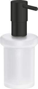Folyékony szappanadagoló Grohe Essentials 1024702430, Falra szerelhető, 160 ml, Fém/Üveg, Matt, Fekete