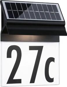 Paulmann 94694 Solar Housenumber Napelemes házszám megvilágítás EEK: G (A - G) Melegfehér Fekete