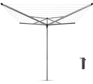 BRABANTIA Rotary Essential kerti ruhaszárító 40m UV-álló metál szürke 310669 BR310669