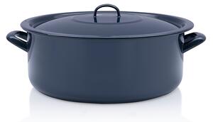 Metalac Classic lapos lábas fedővel 36 cm 150 l Sötétkék 355985