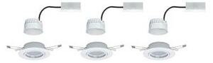 Beépíthető lámpa 3 részes készlet LED LED 15 W Paulmann 93423 Base Fehér (matt)