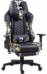 Marvo CH-134 gamer szék fekete fejpárnával és deréktámasszal