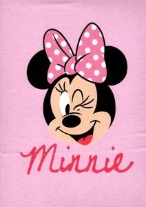 Disney pamut,gumis lepedő - rózsaszín Minnie
