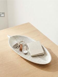 Sinsay - Dekoratív tálca levél formájában - krémszínű