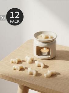 Sinsay - Tacskó formájú illatviasz Almond milk & Chocolate 12 pack - krémszínű