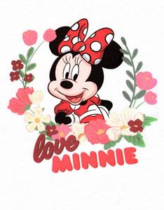 Disney pamut,gumis lepedő - fehér love Minnie