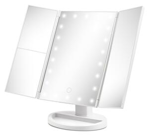 Girmi BE05 LED Asztali Kozmetikai Sminktükör 18 x 28 cm - Ezüst