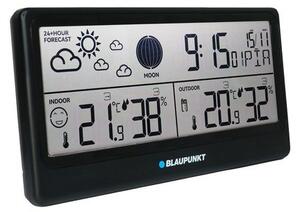 Blaupunkt WS20BK LCD Meteorológiai Időjárás állomás külső szenzorral - Fekete