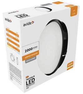 Avide Triton-R (ABBHL-R-20W-NW-BL-HL) LED-es kültéri fali lámpa Fixen beépített LED-es EEK: F (A - G) 20 W LED Fekete