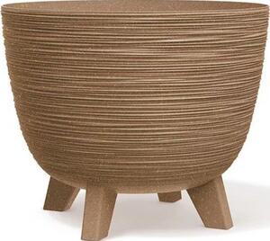 Maceta Redonda Con Patas Prosperplast Furu Eco Wood De Diámetro 290 Mm