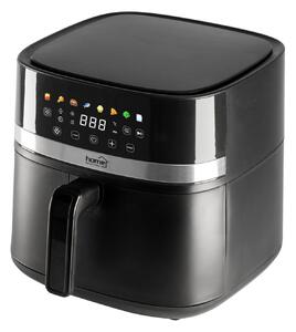 Home digitális air fryer, forrólevegős fritőz, 8 liter kapacitás, 2000 W, hőmérsékleti tartomány 80 – 200 °C (HGAF8)