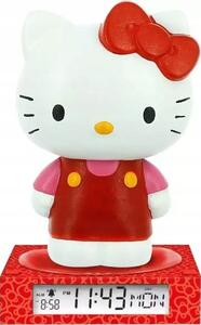 KiDS Licensing HK50198 Digitális ébresztőóra és éjjeli lámpa Hello Kitty 25cm