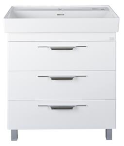 TMP TRIO 60 álló fürdőszobabútor - CeraStyle SHARP - 37100 mosdóval - 60 x 48 cm