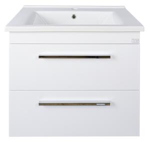 TMP VIVA 55 fali fürdőszobabútor - Sanovit ATRIA 9055 porcelán mosdóval - 55x45,5 cm