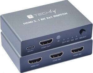 Techly IDATA HDMI-2138KT videojel kapcsoló