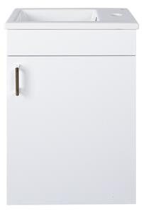 VivaStyle NIKA - fali függesztett - fürdőszobabútor CeraStyle 71100 mosdóval - JOBBOS - 42 x 24 cm