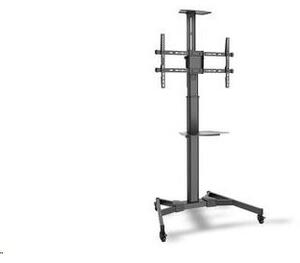 Digitus gurulós TV állvány max. 70'', max. 50kg, VESA max. 600x400 fekete (DA-90370)