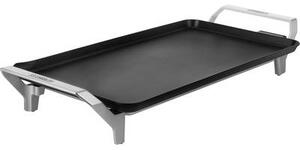 Princess Table Chef Premium XL Elektromos Grillsütő Manuális hőmérséklet beállítással Ezüst (matt), Fekete