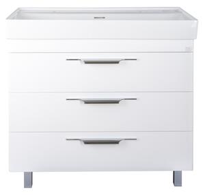 TMP TRIO 100D álló fürdőszobabútor - CeraStyle SHARP - 37600 DUPLA csaplyukas mosdóval - 100 x 48 cm