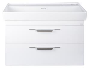 TMP LUX 100D fali fürdőszobabútor - CeraStyle SHARP 37600 DUPLA csaplyukas mosdóval - 100 x 48 cm