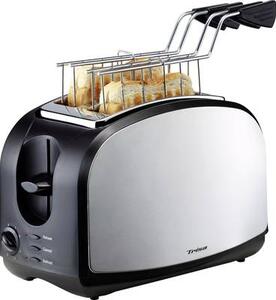 Trisa Crispy Snack Kenyérpirító Nemesacél, Fekete (7361.4212)
