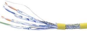 Hálózati kábel CAT 7 S/FTP 8 x 0.32 mm2 Sárga VOKA Kabelwerk 170202-21 méteráru