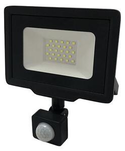 Optonica LED reflektor 20W SMD kültéri meleg fehér fekete szenzorral (FL20-B2 / 5946)