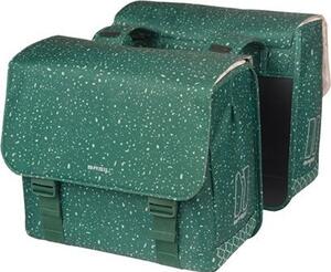 Sakwy BASIL FLAIR DOUBLE BICYCLE BAG, HOOK-ON, 35L, Wodoodporna, Green (NEW 2025)