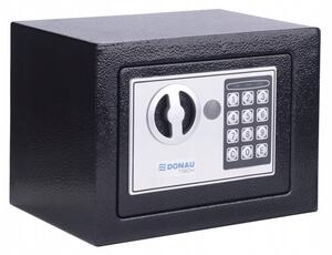 DONAU Bútorszéf, elektronikus zár, 230x170x170 mm, "Tech", fekete (D19073251)