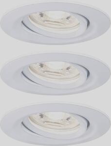 Paulmann EBL Nova mini Plus Coin LED-es beépíthető lámpa 3 részes készlet 4.20 W Fehér (92971)