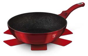 Berlinger Haus BH/1267N Metallic Line Burgundy Edition Wok 28cm