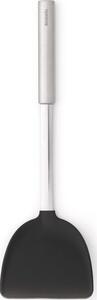 Brabantia Profile Cook & Serve wok spatula, tapadásmentes, hőálló, r.m. acél markolat, műanyag fej, selyem matt, fekete - 137549