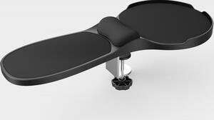 Q-Connect Pad Q-CONNECT Armrest, with Mouse Pad and Wrist Rest, Black