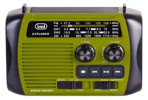 Trevi RA 7F30 BT Napelemes lámpás dinamós FM rádió - Zöld