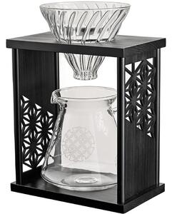 Hario - Drip Stand Set AYA - dripper ze stojakiem czarny