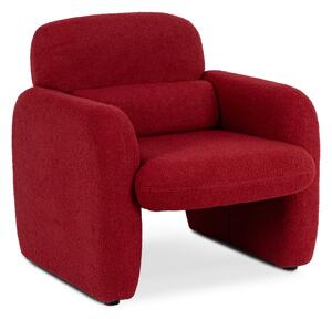 TOGO pihenőfotel, bordó bouclé