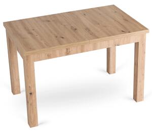 SKUBI kihúzható étkezőasztal 120-160 cm, artisan tölgy